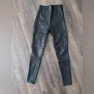 Abercrombie vegan leather leggings